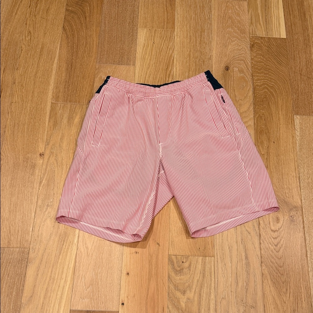 Birddogs American Flag Shorts Mens Sz M‎ Athletic Boomstick Lined Striped USA